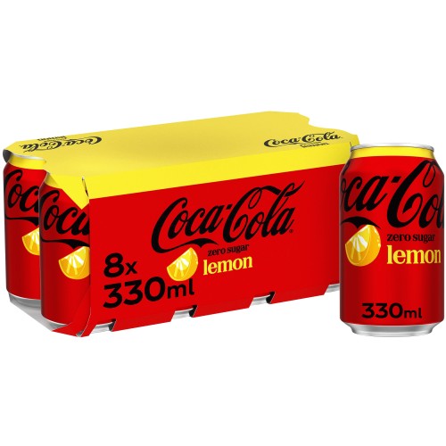 Coca-Cola Zero Sugar Lemon (8 x 330ml)
