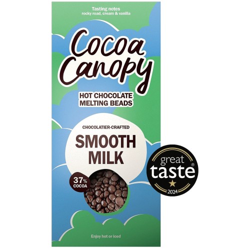 Cocoa Canopy Smooth Milk Hot Chocolate Beads (225g)
