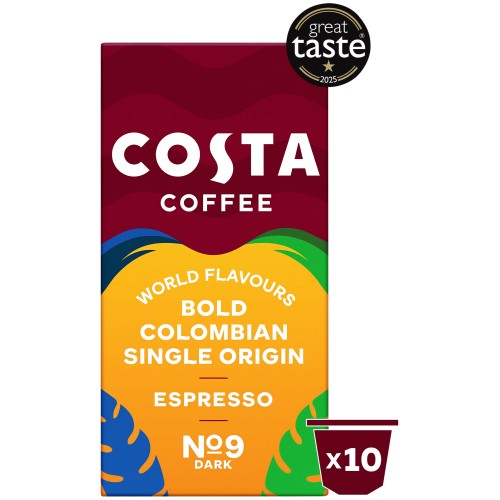 Colombian Roast Espresso Nespresso Compatible Capsules (10 x 5.7g)