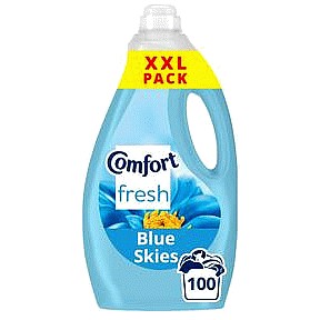 Comfort 100 Washes Fresh Blue Skies Fabric Conditioner (3 Litre)