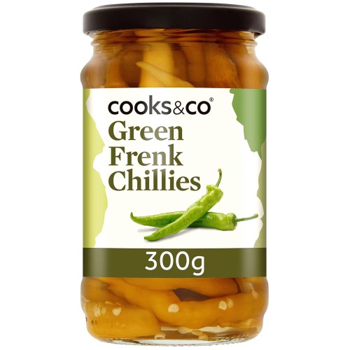 Cooks & Co Green Frenk Chillies (300g)