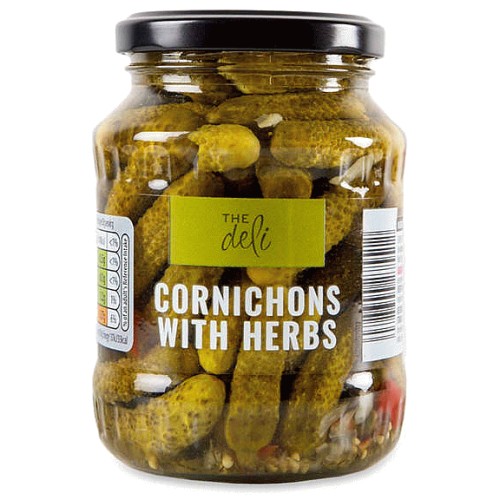 Cornichons with Herbs