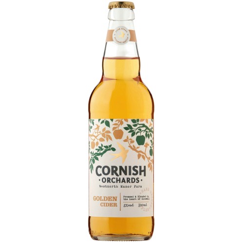 Cornish Orchards Golden Cider Bottle (500ml)