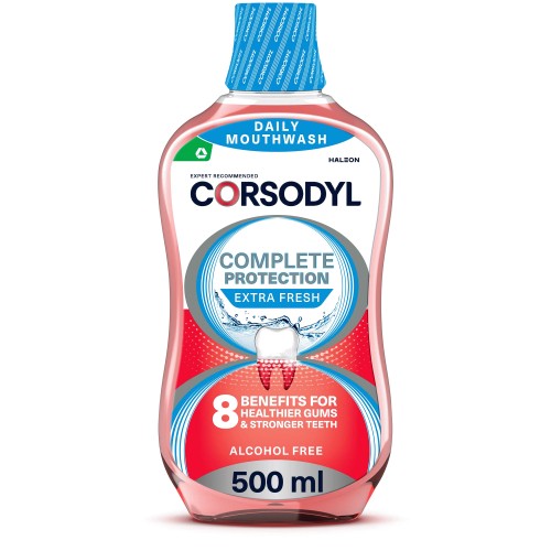 Corsodyl Complete Protection Arctic Mint Mouthwash (500ml)