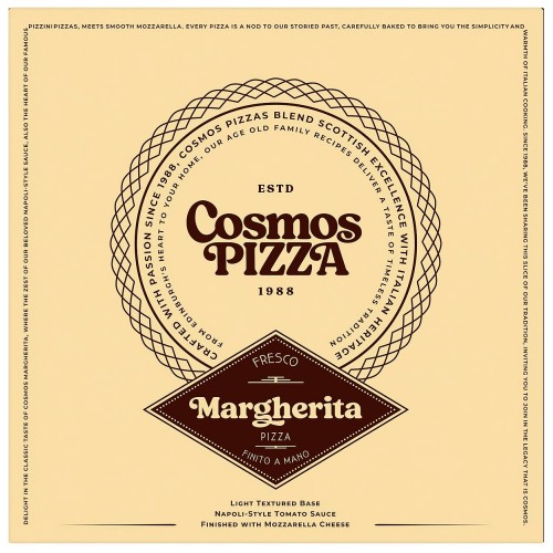 Cosmo's Hand Finished Pizza Margherita
