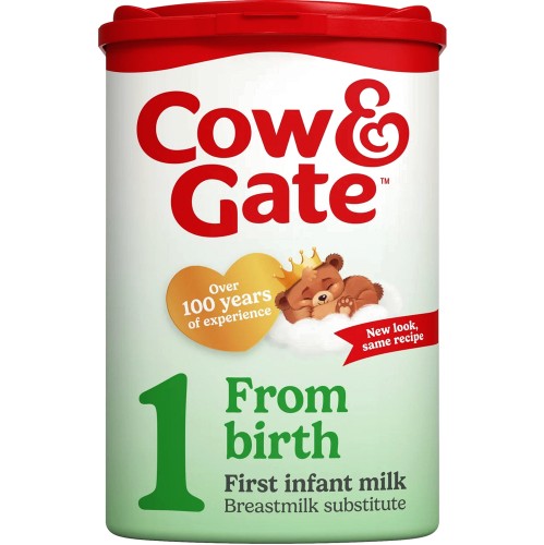 Cow & Gate 1 First Baby Milk Formula Powder from Birth - Tub (800g)