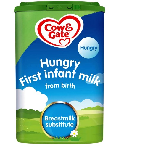 Cow & Gate Hungry First Baby Milk Formula Powder from Birth (800g)