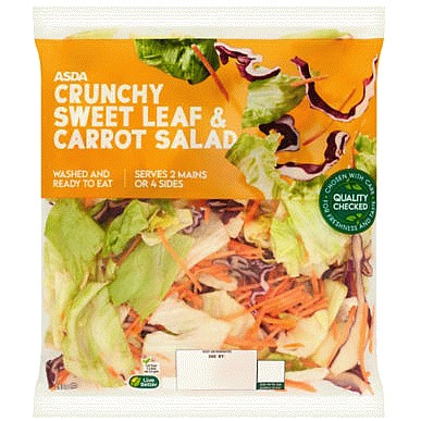 Crunchy Sweet Leaf & Carrot Salad (240g)
