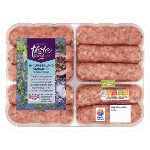 Cumberland Sausages (10 x 667g)