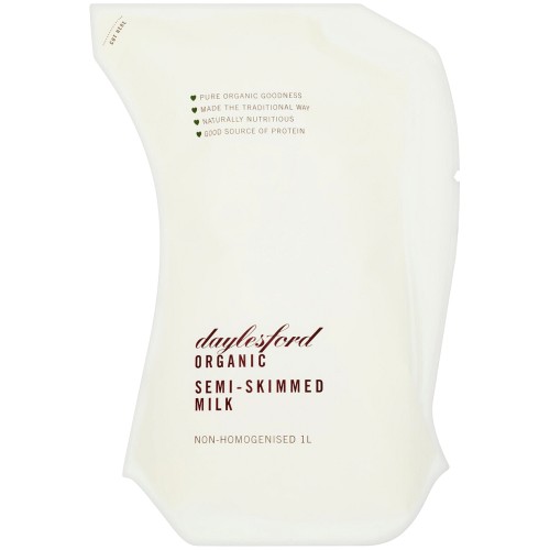 Daylesford Organic Semi Skimmed Milk Unhomogenised