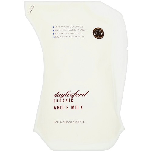 Daylesford Organic Whole Milk Unhomogenised (1 Litre)