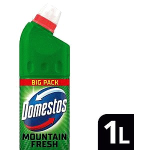 Domestos Mountain Fresh Pine Thick Bleach Toilet & Multipurpose Cleaner (1 Litre)