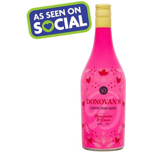 Donovan's Strawberries & Cream Country Cream Liqueur (70cl)