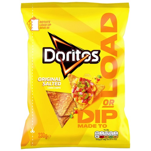Doritos Dippers Hint of Salt Sharing Tortilla Chips (230g)