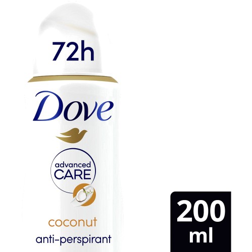 Dove Advanced Care Coconut & Jasmine Antiperspirant Spray (200ml)