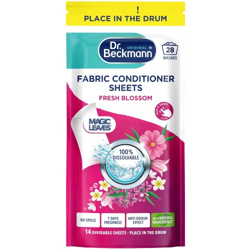 Dr Beckmann Fabric Conditioner Sheets Fresh Blossom 14Sheet (14 x 62g)