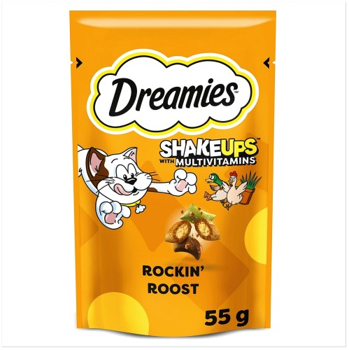 Dreamies Shakeups Rockin Roost Cat Treats (55g)