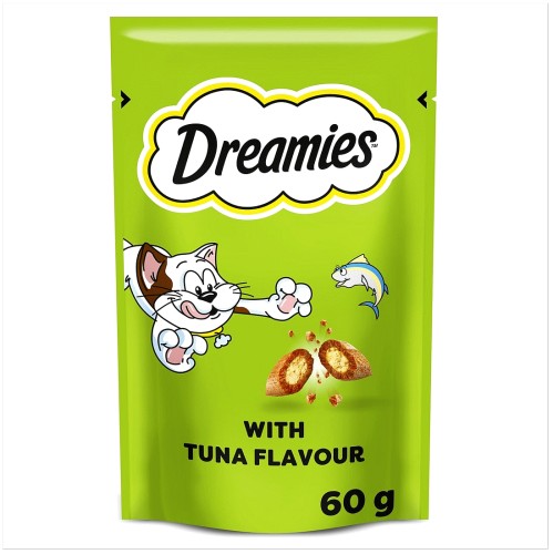 Dreamies Tuna Flavour Cat Treat Biscuits Adult & Kitten (60g)