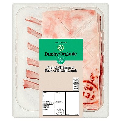 Duchy Organic British Rack Of Lamb per kg