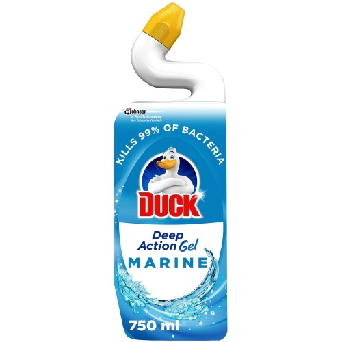 Duck Deep Action Gel Toilet Liquid Cleaner Marine - Bottle (750ml)