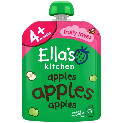 Ella's Kitchen Organic Apples First Tastes Baby Food Pouch (70g)