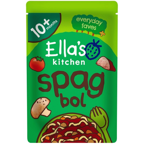 Ella's Kitchen Organic Spaghetti Bolognese with a Sprinkle of Cheese Baby Food Pouch 10+ Months (190g)