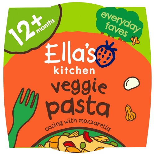 Ella's Kitchen Stage 4 Organic Cheesy Veg Pasta Toddler Tray Meal (200g)