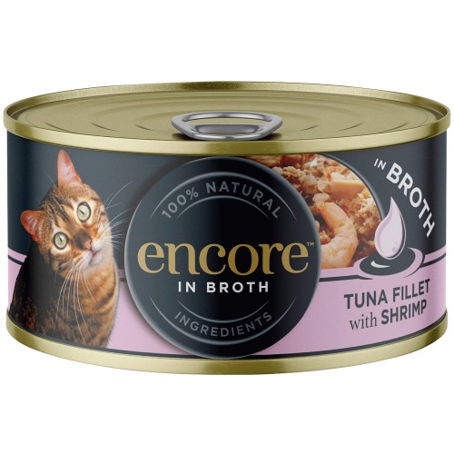 Encore Cat Tin Tuna with Shrimp in Broth (16 x 70g)