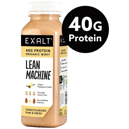 EXALT Lean Machine Fresh Protein Shake Organic Madagascan Vanilla (330ml)
