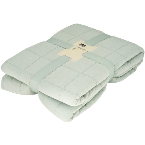 F&F Home Washed Duck Egg Bedspread