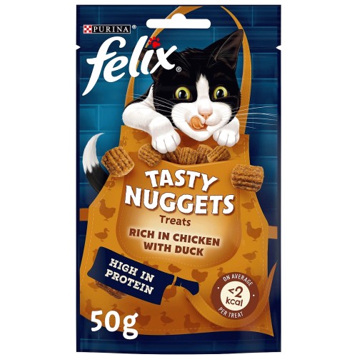 Felix Tasty Nuggets Chicken & Duck Cat Treats (50g)