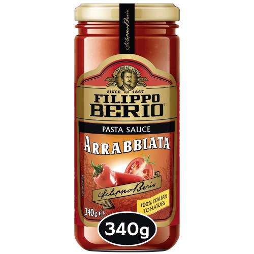 Filippo Berio Arrabbiata Pasta Sauce (340g)
