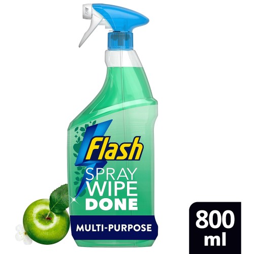 Flash Spray Wipe Done Apple Blossom Cleaning Spray (800ml)