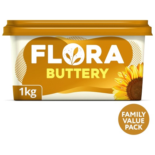 Flora Buttery Spread With Natural Ingredients (1kg)
