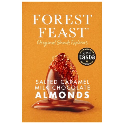 Forest Feast Salted Caramel Milk Chocolate Almonds Gift Cube