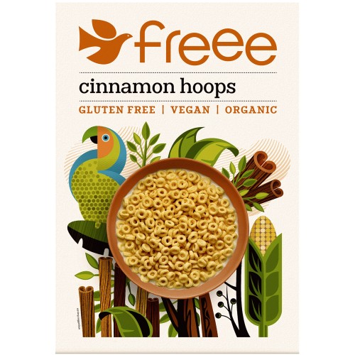Freee Cinnamon Hoops Organic Gluten Free (300g)
