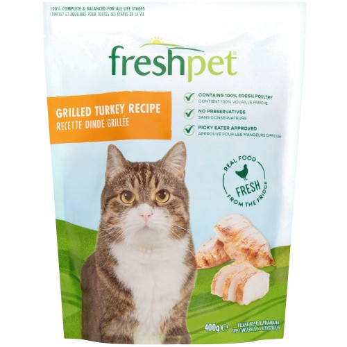 Freshpet Grilled Turkey Recipe (400g)
