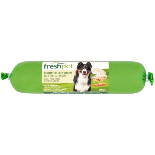 Freshpet Tender Chicken Recipe with Peas & Carrots (400g)