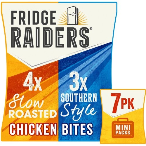 Fridge Raiders Variety Pack Chicken Snack Bites Mini Packs (7 x 22.5g)