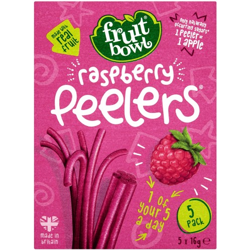 Fruit Bowl Raspberry Peelers (5 x 16g)