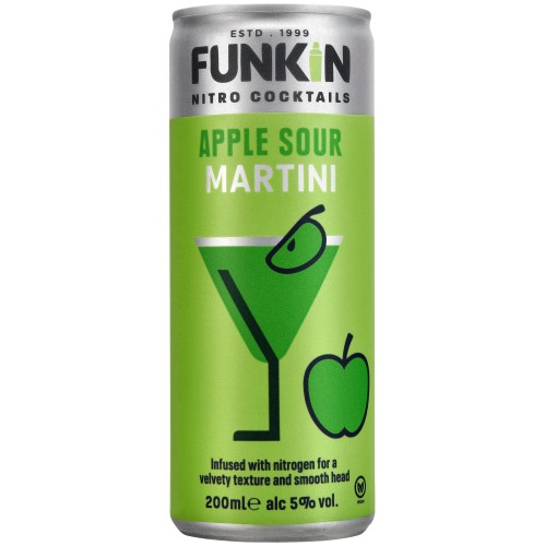 Funkin Apple Sour Martini Nitro Cocktails (200ml)