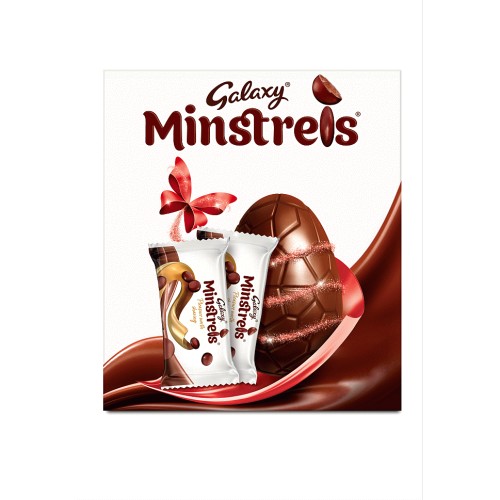Galaxy Large Milk Chocolate Minstrels Easter Egg (162g)