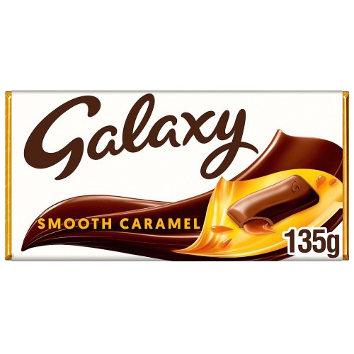 Galaxy Smooth Caramel Milk Chocolate Sharing Block (135g)