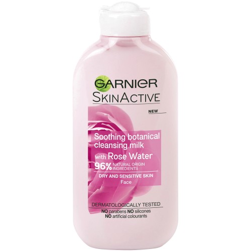 Garnier Natural Rose Water Cleansing Milk Sensitive Skin (200ml)