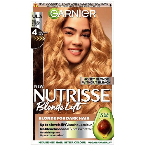 Garnier Nutrisse Blonde Lift Hair Colour Honey Blonde UL3