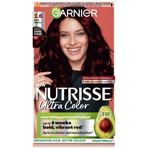 Garnier Nutrisse Ultra-Colour Dark Cherry Red 2.6 Hair Dye