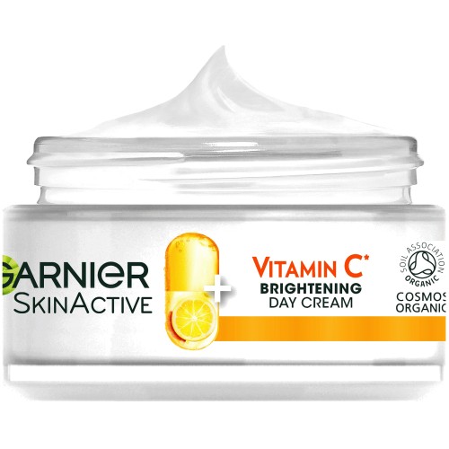 Garnier SkinActive Vitamin C Brightening Day Cream Face Moisturiser to Nourish Skin (50ml)