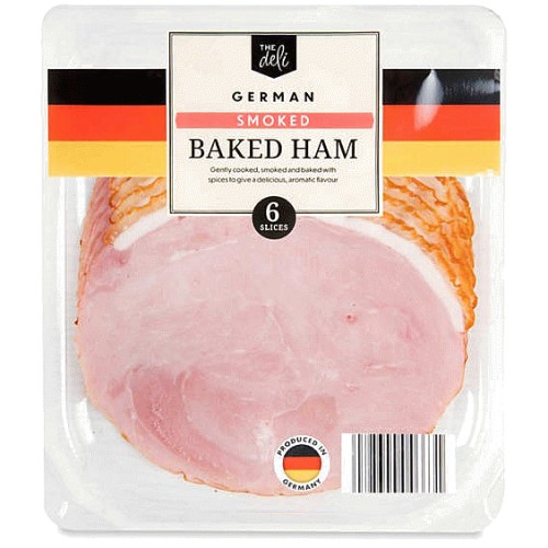 German Smoked Baked Ham 6 Slices