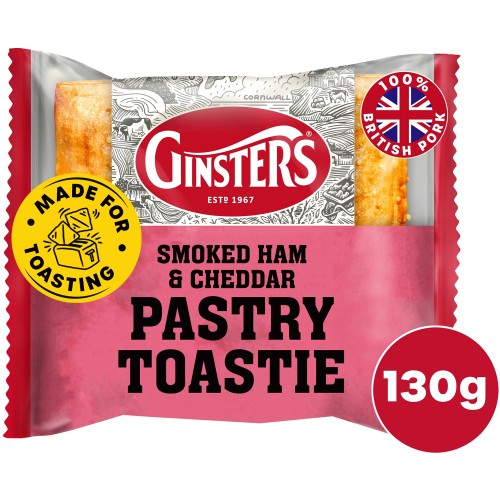 Ginsters Smoked Ham & Cheddar Pastry Toastie (130g)