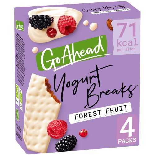 Go Ahead Yogurt Breaks Forest Fruit Snack Bars (4 x 35.5g)